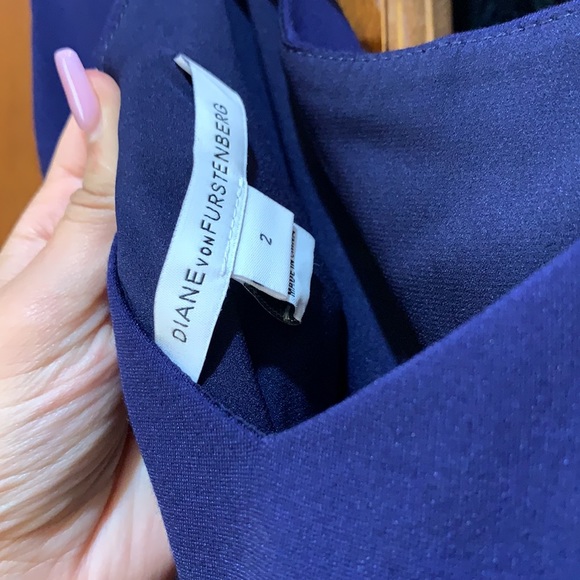 Diane von Furstenberg blue bodycon midi dress - Picture 5 of 5